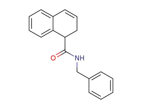 Molecular Structure of 144314-35-2 (1-Naphthalenecarboxamide, 1,2-dihydro-N-(phenylmethyl)-)