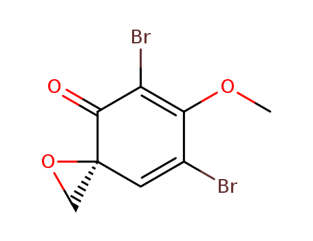 1-Oxaspiro[2.5]octa-5,7-dien-4-one, 5,7-dibromo-6-methoxy-, (S)-