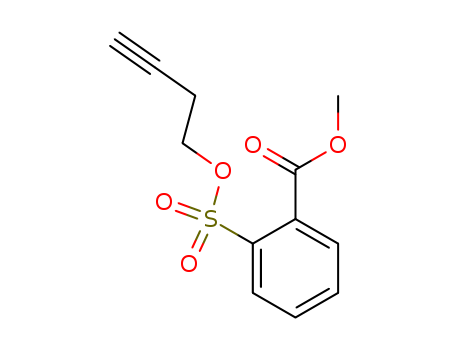 Benzoic acid, 2-[(3-butynyloxy)sulfonyl]-, methyl ester
