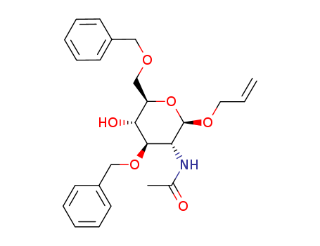 2-Propenyl 2-(Acetylamino)-2-deoxy-3,6-bis-O-(phenylmethyl)--D-glucopyranoside