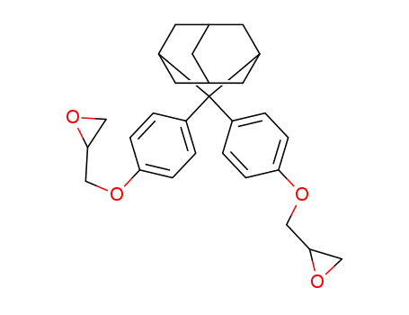 Molecular Structure of 56323-07-0 (2,2-Bis(4-hydroxyphenyl)adamantane diglycidyl ether)