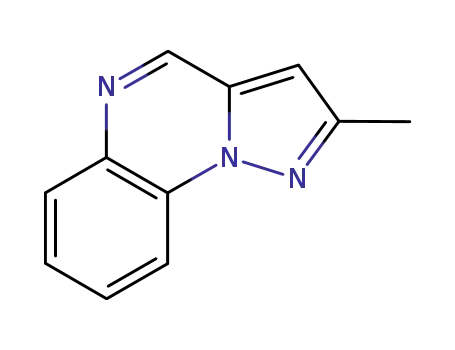 Molecular Structure of 78564-51-9 (Pyrazolo[1,5-a]quinoxaline, 2-methyl-)