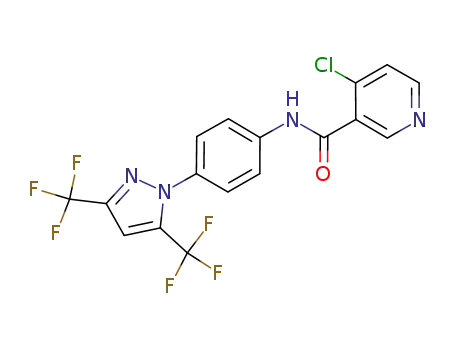 4-chloro-4'-[3,5-bis(trifluoromethyl)-1H-pyrazol-1-yl]-nicotinanilide