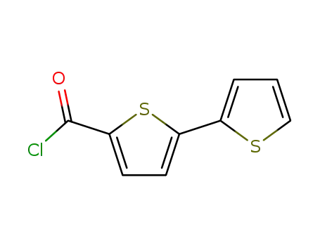 Molecular Structure of 135887-26-2 (2,2'-BITHIOPHENE-5-CARBONYL CHLORIDE)