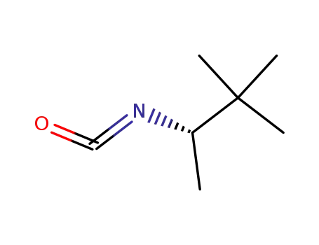 Molecular Structure of 462115-41-9 (Butane, 3-isocyanato-2,2-dimethyl-, (3S)-)