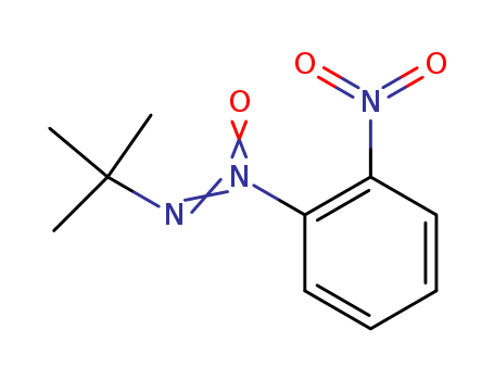 Molecular Structure of 137887-32-2 (Diazene, (1,1-dimethylethyl)(2-nitrophenyl)-, 2-oxide)