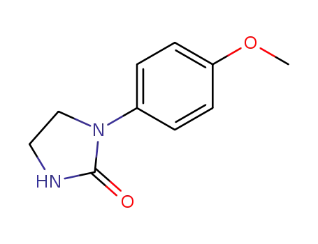 Molecular Structure of 62868-39-7 (1-(4-METHOXYPHENYL)TETRAHYDRO-2H-IMIDAZOL-2-ONE)
