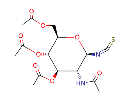 b-D-Glucopyranosyl isothiocyanate,2-(acetylamino)-2-deoxy-, 3,4,6-triacetate