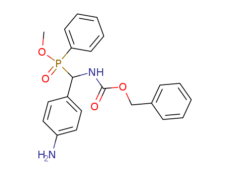 Carbamic acid, [(4-aminophenyl)(methoxyphenylphosphinyl)methyl]-, phenylmethyl ester