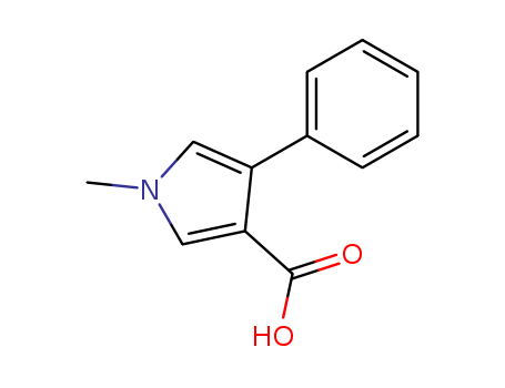 1H-Pyrrole-3-carboxylic acid, 1-methyl-4-phenyl-
