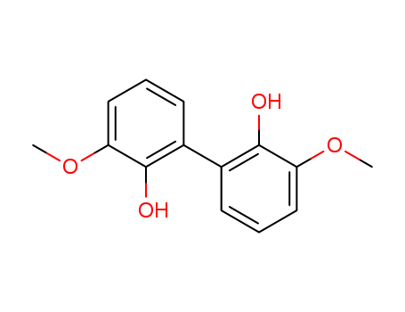 [1,1'-Biphenyl]-2,2'-diol, 3,3'-dimethoxy-