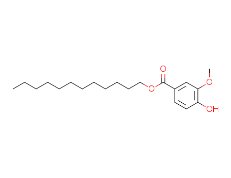 5447-01-8,dodecyl 4-hydroxy-3-methoxybenzoate,