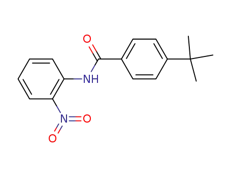 Molecular Structure of 219492-27-0 (N-(2-nitrophenyl)-4-(1,1-dimethylethyl)-benzamide)
