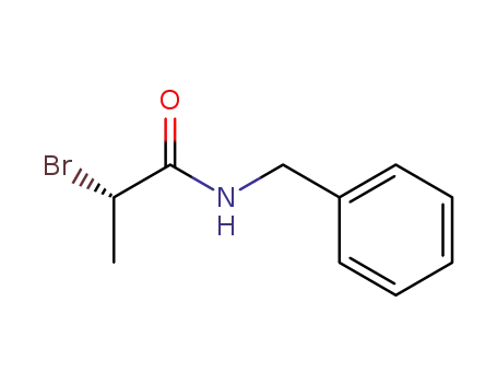 Molecular Structure of 131432-92-3 ((2S)-N-benzyl-2-bromopropanamide)