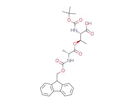 Molecular Structure of 909115-21-5 (BOC-THR(FMOC-ALA)-OH)