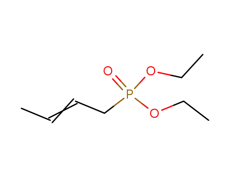 Molecular Structure of 682-34-8 (DIETHYL 2-BUTENYLPHOSPHONATE  95)