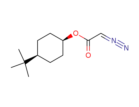 Molecular Structure of 156298-67-8 (Acetic acid, diazo-, cis-4-(1,1-dimethylethyl)cyclohexyl ester)