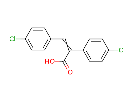 Benzeneacetic acid,4-chloro-a-[(4-chlorophenyl)methylene]- cas  2893-13-2