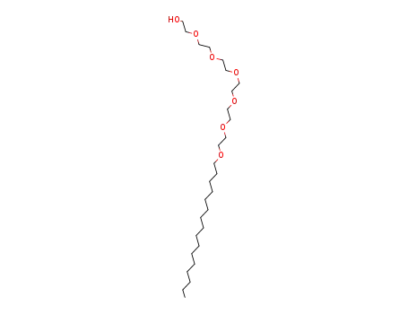 Molecular Structure of 5168-91-2 (HEXAETHYLENE GLYCOL MONOHEXADECYL ETHER)