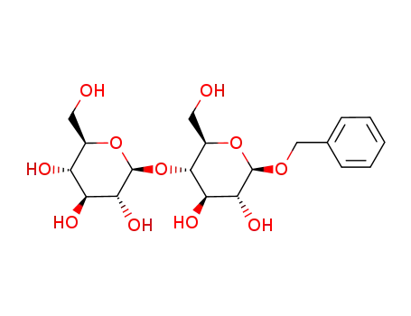 Molecular Structure of 6992-65-0 (b-D-Glucopyranoside, phenylmethyl4-O-b-D-glucopyranosyl-)