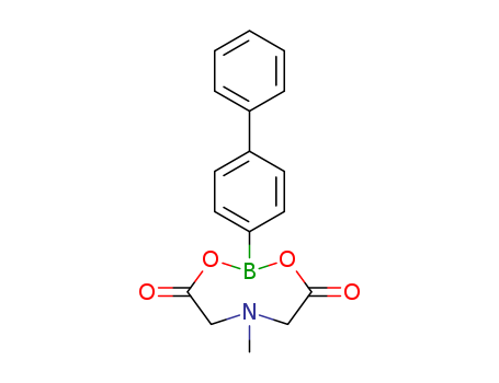 1262967-24-7,4-Biphenylboronic acid MIDA ester,4-Biphenylboronic acid MIDA ester;2-([1,1′-Biphenyl]-4-yl)-6-methyl-1,3,6,2-dioxazaborocane-4,8-dione