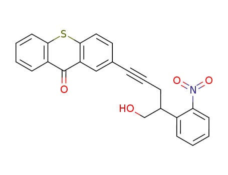 2-[5-hydroxy-4-(2-nitrophenyl)pent-1-yn-1-yl]-9H-thioxanthen-9-one