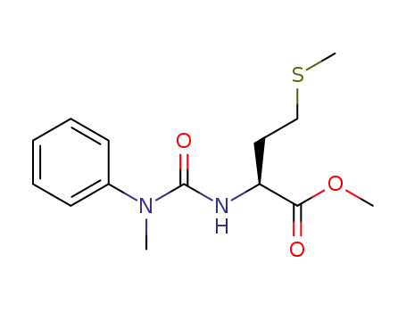 Molecular Structure of 1462366-75-1 (methyl (S)-2-{[methyl(phenyl)carbamoyl]amino}-4-(methylsulfanyl)butanoate)