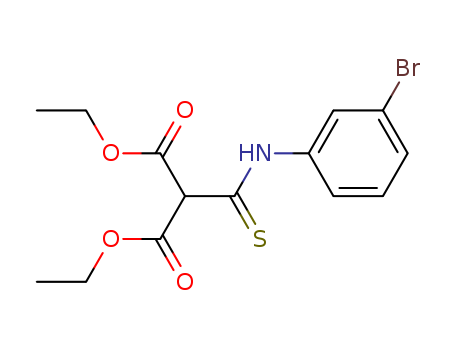 Propanedioic acid, [[(3-bromophenyl)amino]thioxomethyl]-, diethyl ester