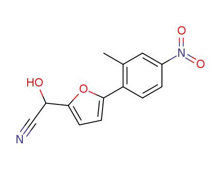 Molecular Structure of 601464-32-8 (2-Furanacetonitrile, a-hydroxy-5-(2-methyl-4-nitrophenyl)-)