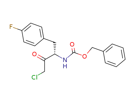 Molecular Structure of 400771-48-4 (Z-L-p-Fluoro-Phe-chloromethylketone)