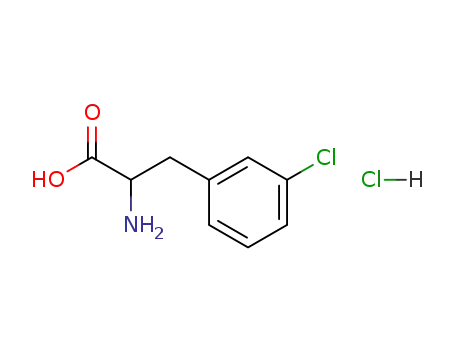 Molecular Structure of 120108-62-5 (3-Chloro-phenylalanine hydrochloride)