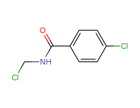 Molecular Structure of 39104-62-6 (Benzamide, 4-chloro-N-(chloromethyl)-)