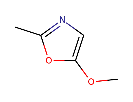 Molecular Structure of 53878-74-3 (Oxazole, 5-methoxy-2-methyl-)