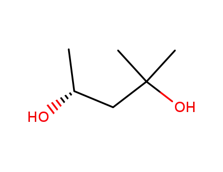 Molecular Structure of 99210-90-9 ((R)-(-)-2-METHYL-2,4-PENTANEDIOL)