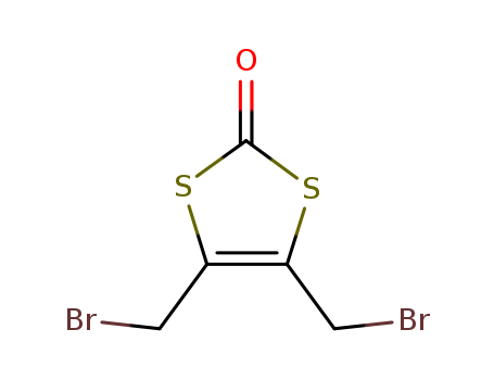 Molecular Structure of 153911-38-7 (1,3-Dithiol-2-one, 4,5-bis(bromomethyl)-)