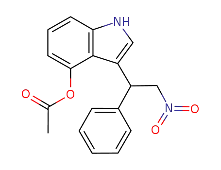 3-(2-nitro-1-phenylethyl)-1H-indol-4-yl acetate