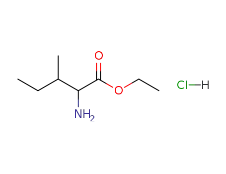 Molecular Structure of 56782-52-6 (ethyl L-isoleucinate hydrochloride)