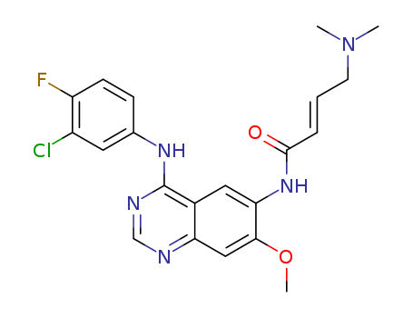 (2E)-N-[4-(3-chloro-4-fluoroanilino)-7-methoxy-6-quinazolinyl]-4-(dimethylamino)-2-butenamide