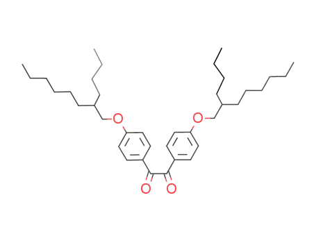 Molecular Structure of 1219732-57-6 (4,4'-di(2-butyloctyloxy)benzil)