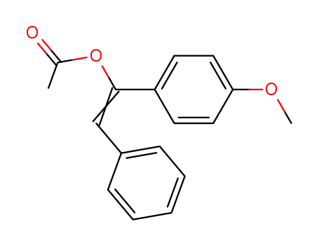 1-acetoxy-1-(4-methoxyphenyl)-2-phenylethene