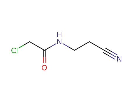 Molecular Structure of 17756-81-9 (2-chloro-n-(2-cyanoethyl)-acetamid)