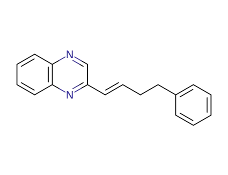 Molecular Structure of 1252605-97-2 (2-[(E)-4-phenylbut-1-enyl]quinoxaline)