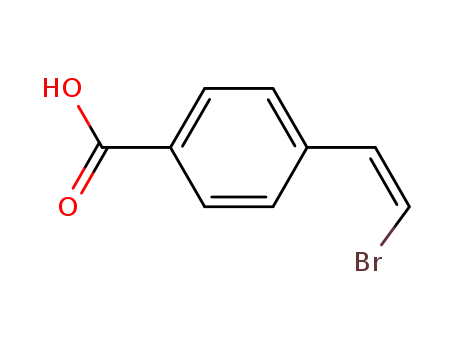 Molecular Structure of 959576-29-5 ((Z)-4-(2-bromovinyl)benzoic acid)