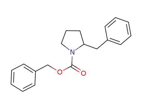 Molecular Structure of 1227635-48-4 (α-benzyl-N-benzyloxycarbonylpyrrolidine)