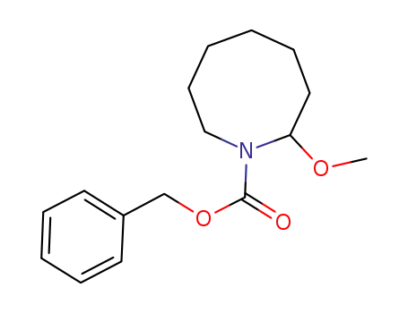 Molecular Structure of 1227635-43-9 (α-methoxy-N-benzyloxycarbonylazocane)
