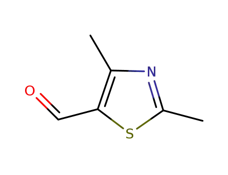Molecular Structure of 95453-54-6 (2,4-DIMETHYL-1,3-THIAZOLE-5-CARBALDEHYDE)