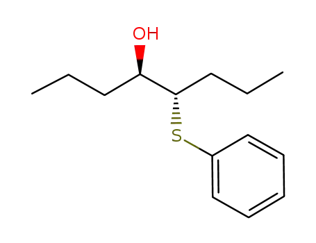 Molecular Structure of 1202357-35-4 ((4R,5S)-5-phenylthio-4-octanol)