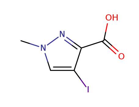 4-IODO-1-METHYL-1H-PYRAZOLE-3-CARBOXYLIC ACID(6647-98-9)