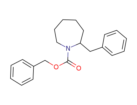 Molecular Structure of 1227635-50-8 (α-benzyl-N-benzyloxycarbonylazepane)