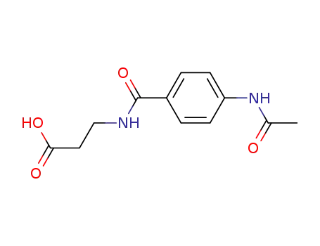 Molecular Structure of 212198-64-6 (3-(4-acetylamino-benzoylamino)propionic acid)